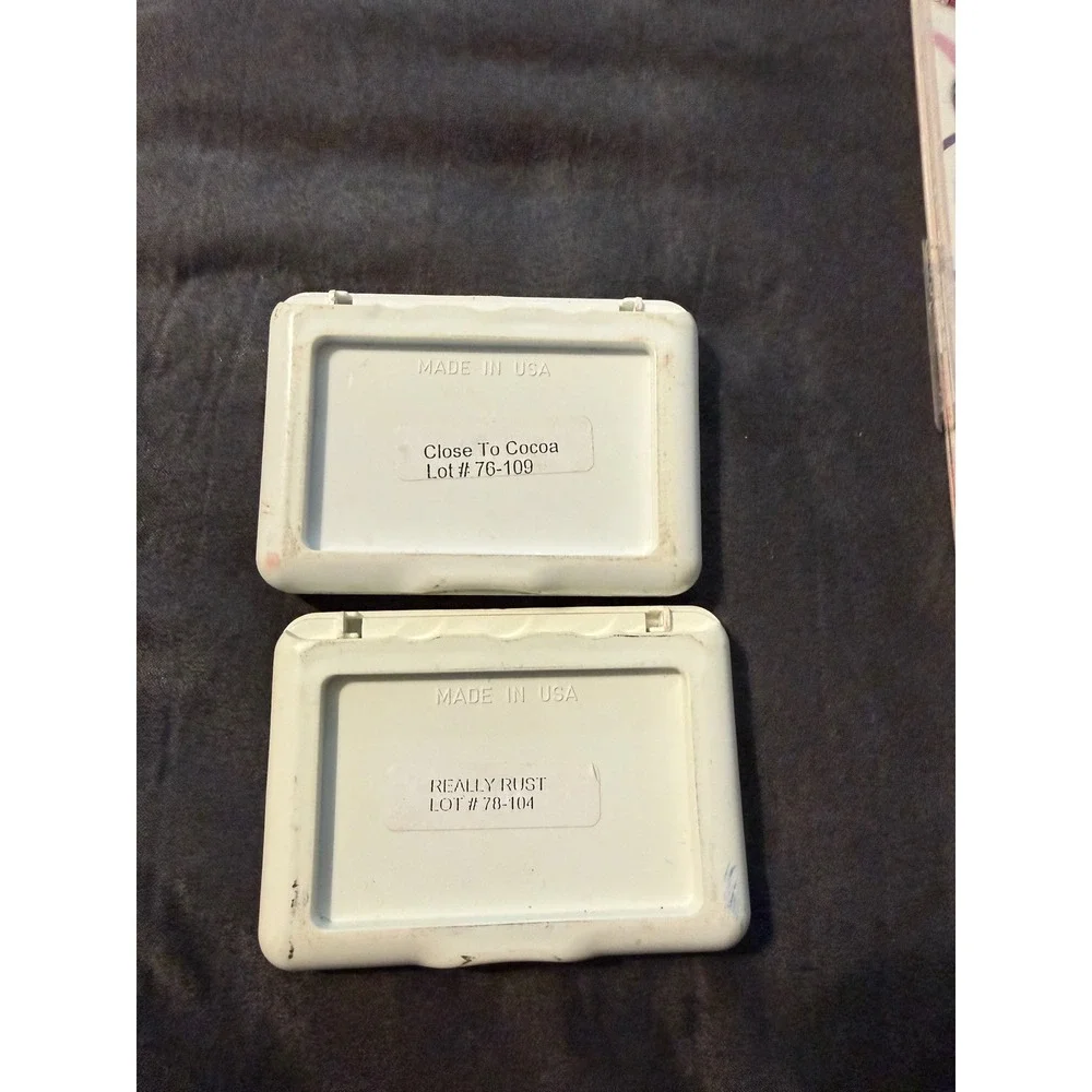 Stampin Up Ink Pad Set Close To Cocoa Really‎ Rust Water Based Acid Free 2 Pack